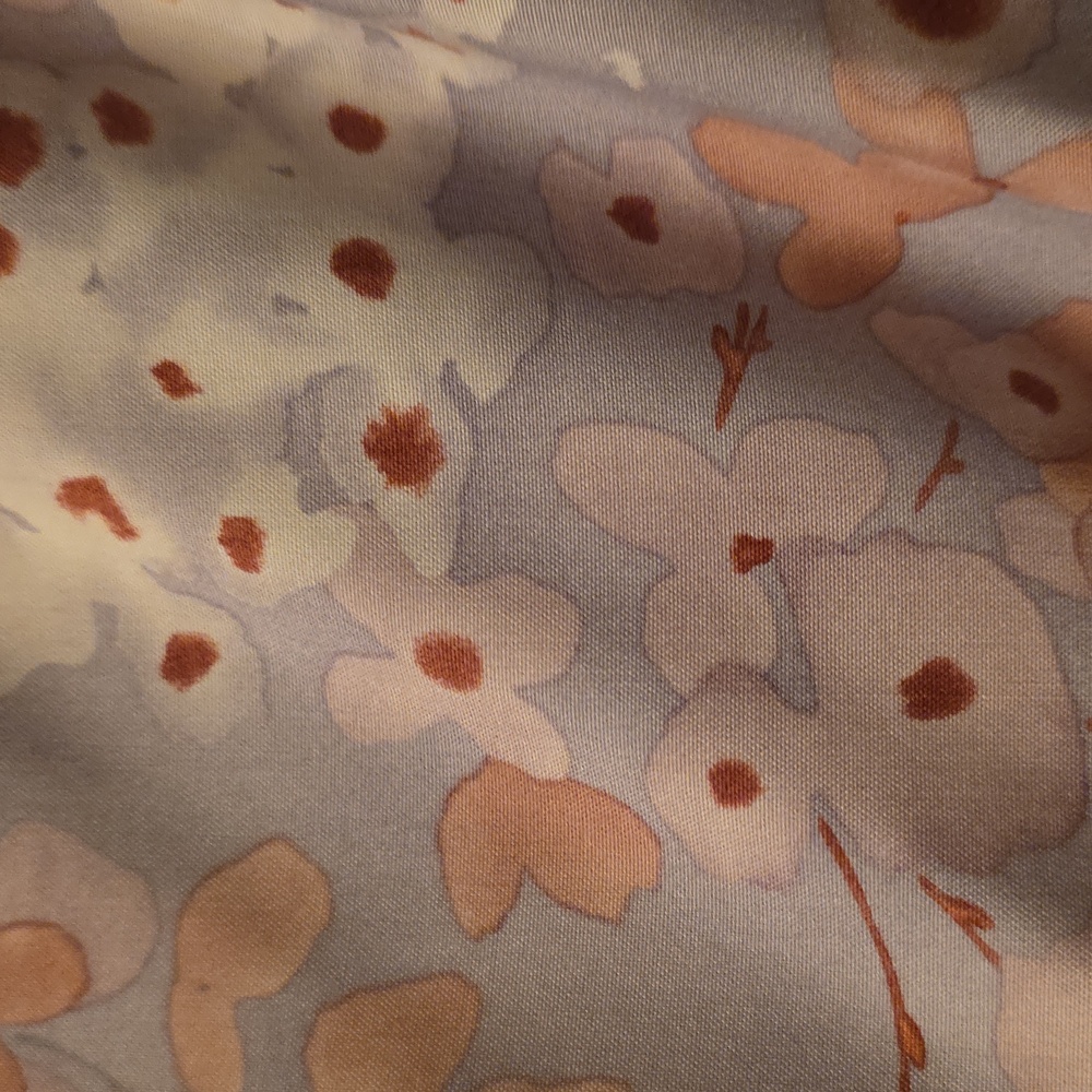 J. Jill Floral High-Low Skirt in Lavender and Pink - Picture 3 of 4